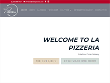 Tablet Screenshot of lapizzerialafayette.com